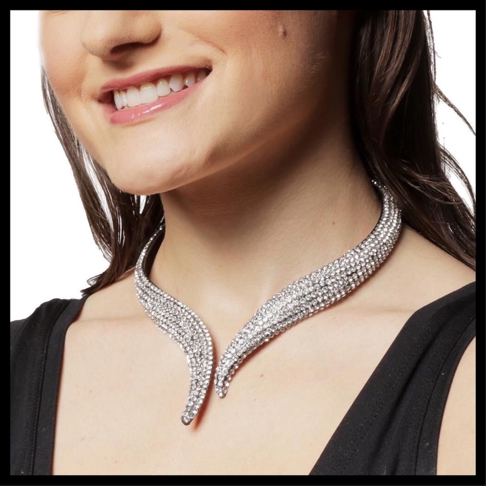 Amrita Singh Agatha Collar With Austrian Crystals - Picture 2 of 2